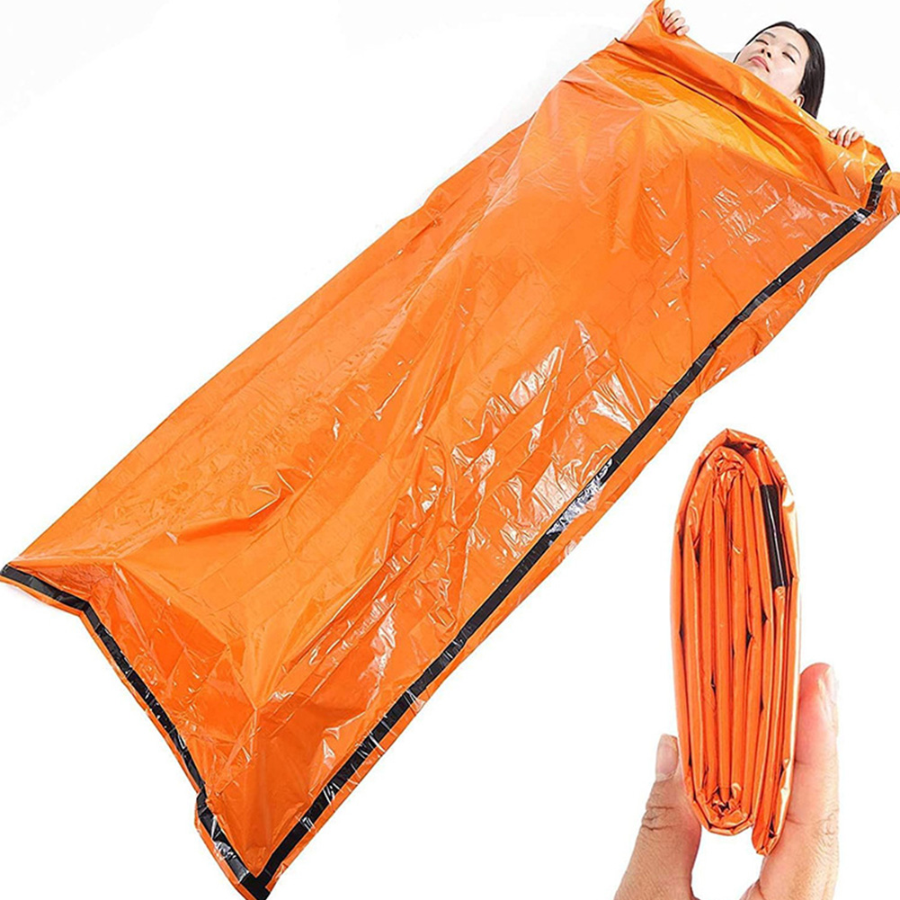 Bivy Bag Emergency - 緊急用寝袋 防水 ポータブルブランケット サバイバル寝袋 サーマルビビーサック キャンプ