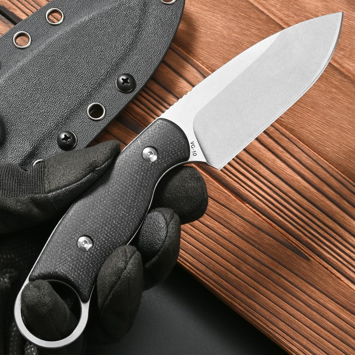 Eafengrow FF116 固定刃ナイフ VG10 スチ - Bushcraft Knife Fixed のレビューと価格