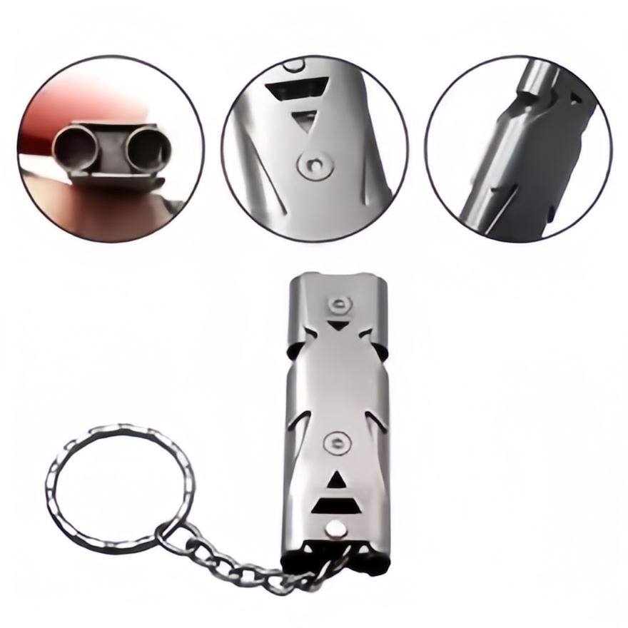 サバイバルホイッスルキーホルダー 緊急用大音量安全アラーム  - Emergency Whistle Loud のレビューと価格