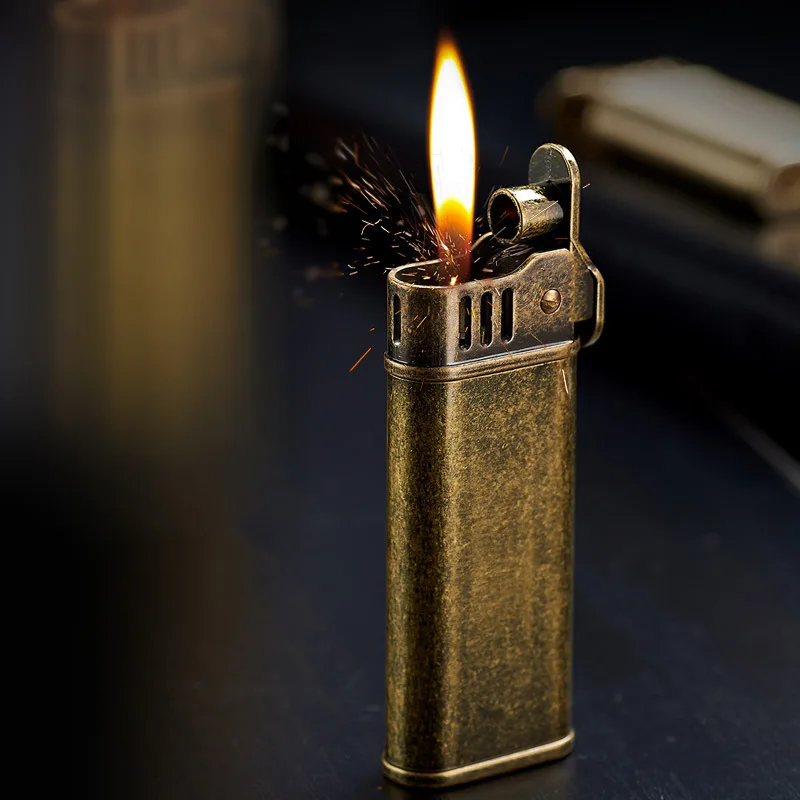 唐草ヴィンテージフリントケロセンライター、レトロメタルグライ - Fire Starting Kit のレビューと価格