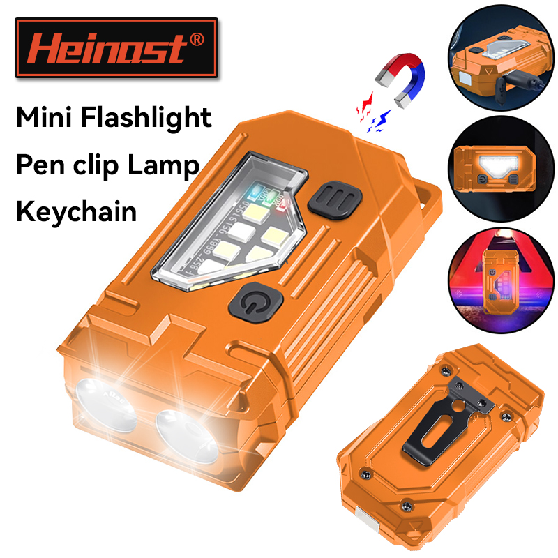 ミニキーホルダー EDC 懐中電灯充電式磁気トーチ超高輝度ポ - Fishing Kit Compact のレビューと価格