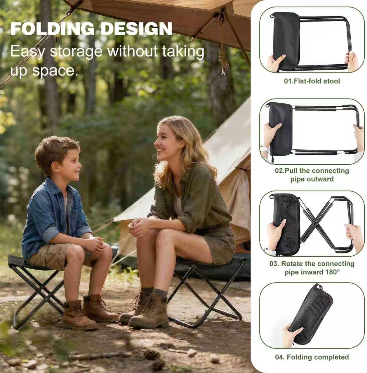 GMOX キャンプ用スツール ポータブルチェア：全地形対応折 - Fishing Kit Compact のレビューと価格