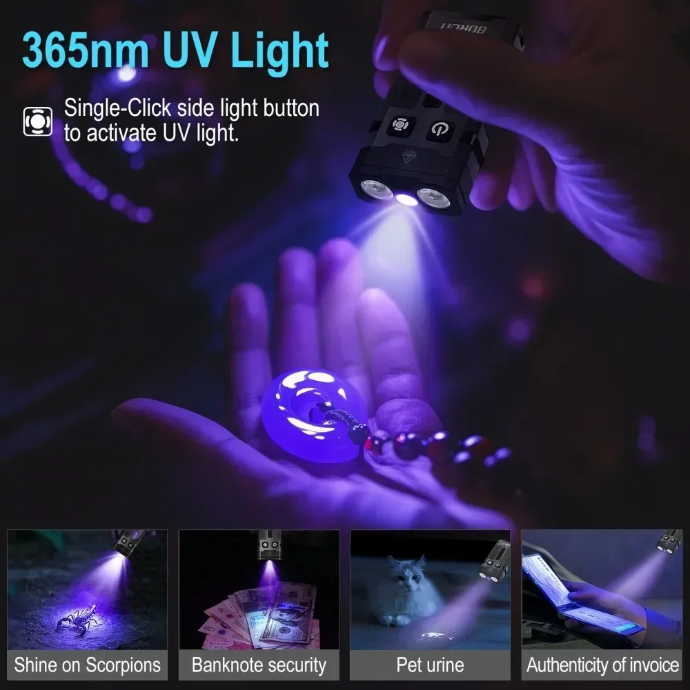 BORUiT EV20 1100LM EDC UVキーホルダ - Fishing Kit Compact のレビューと価格