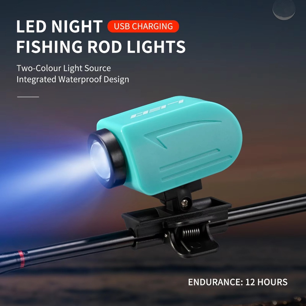 振動センサー付きUSB充電式LED釣り竿、ミニ懐中電灯、繊細 - Fishing Kit Compact のレビューと価格