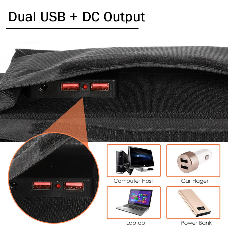 屋外キャンプハイキング折りたたみ式USBソーラーパネル充電器 - Solar Emergency Charger のレビューと価格