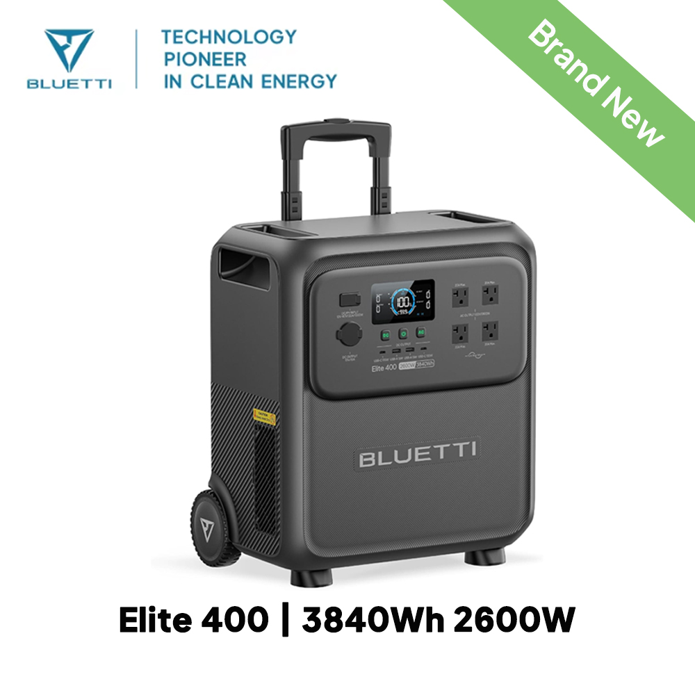 BLUETTI Elite 400 2600W 3840Wh - Solar Emergency Charger のレビューと価格