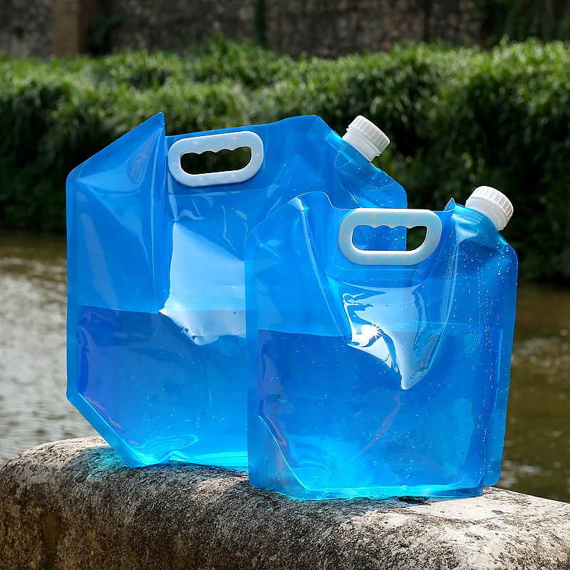 折りたたみ式ウォーターコンテナバッグ、キャンプ用スピゴット付 - Water Bag Collapsible のレビューと価格