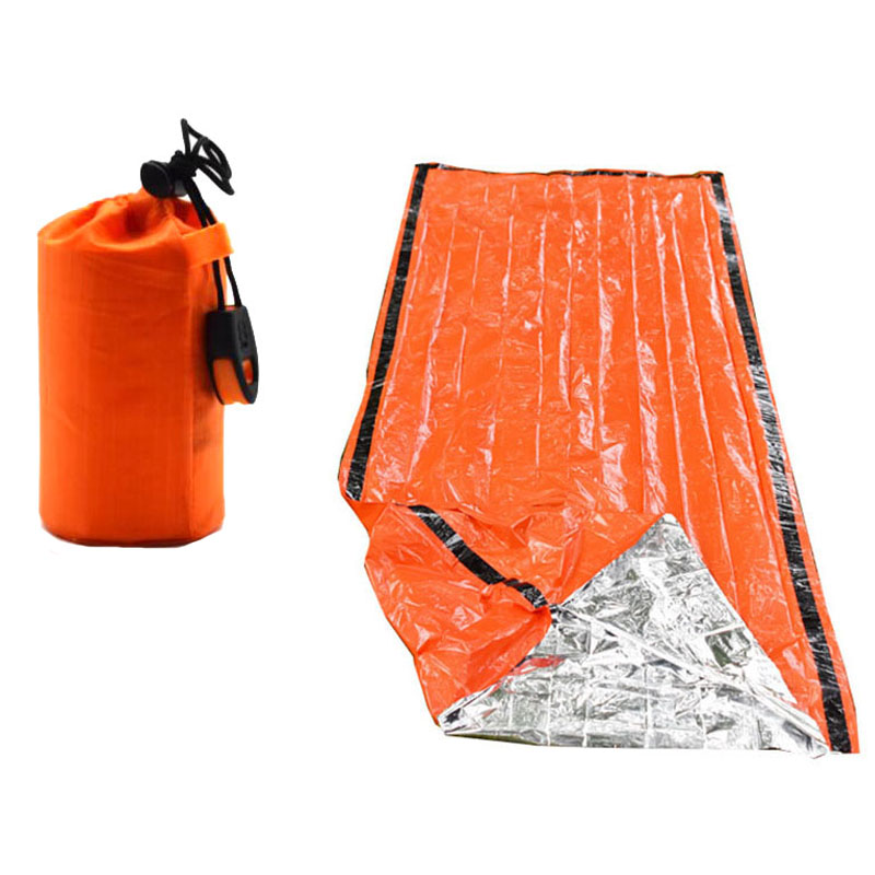 ポータブル防水緊急サバイバル寝袋屋外 EDC キャンプギアサ - Bivy Bag Emergency のレビューと価格