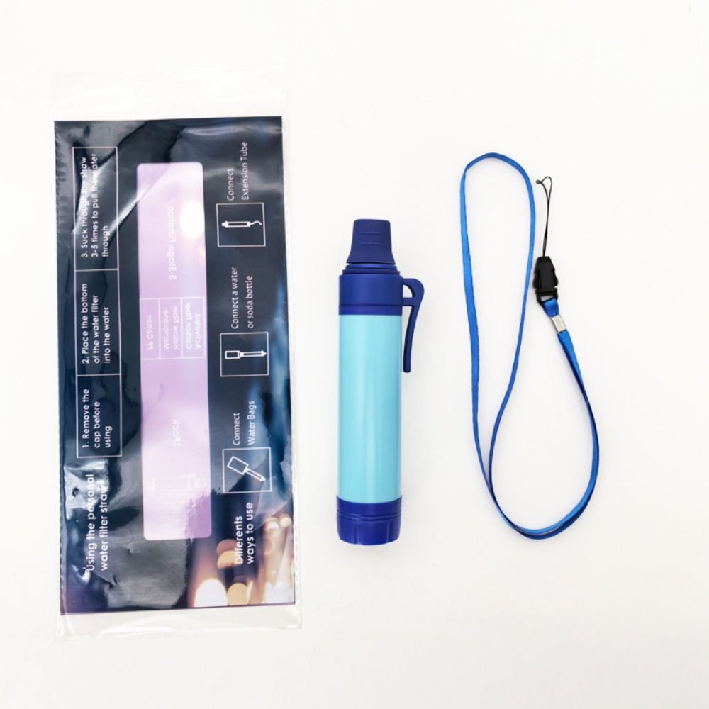 ミニミニ浄水ストロー、直接飲用可能な浄水ストロー、サバイバル - Water Purification Straw のレビューと価格